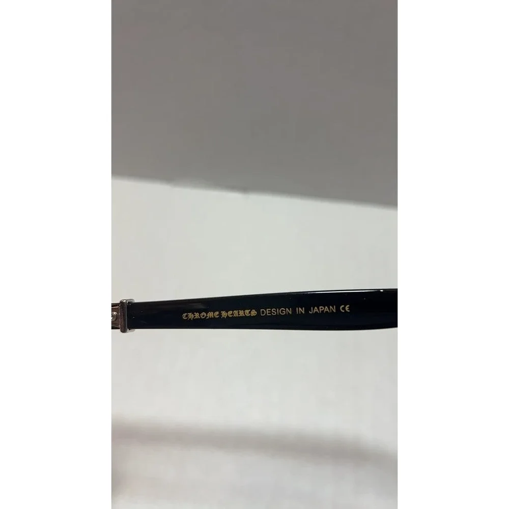 Chrome Hearts Eyeglasses with Silver Detailing